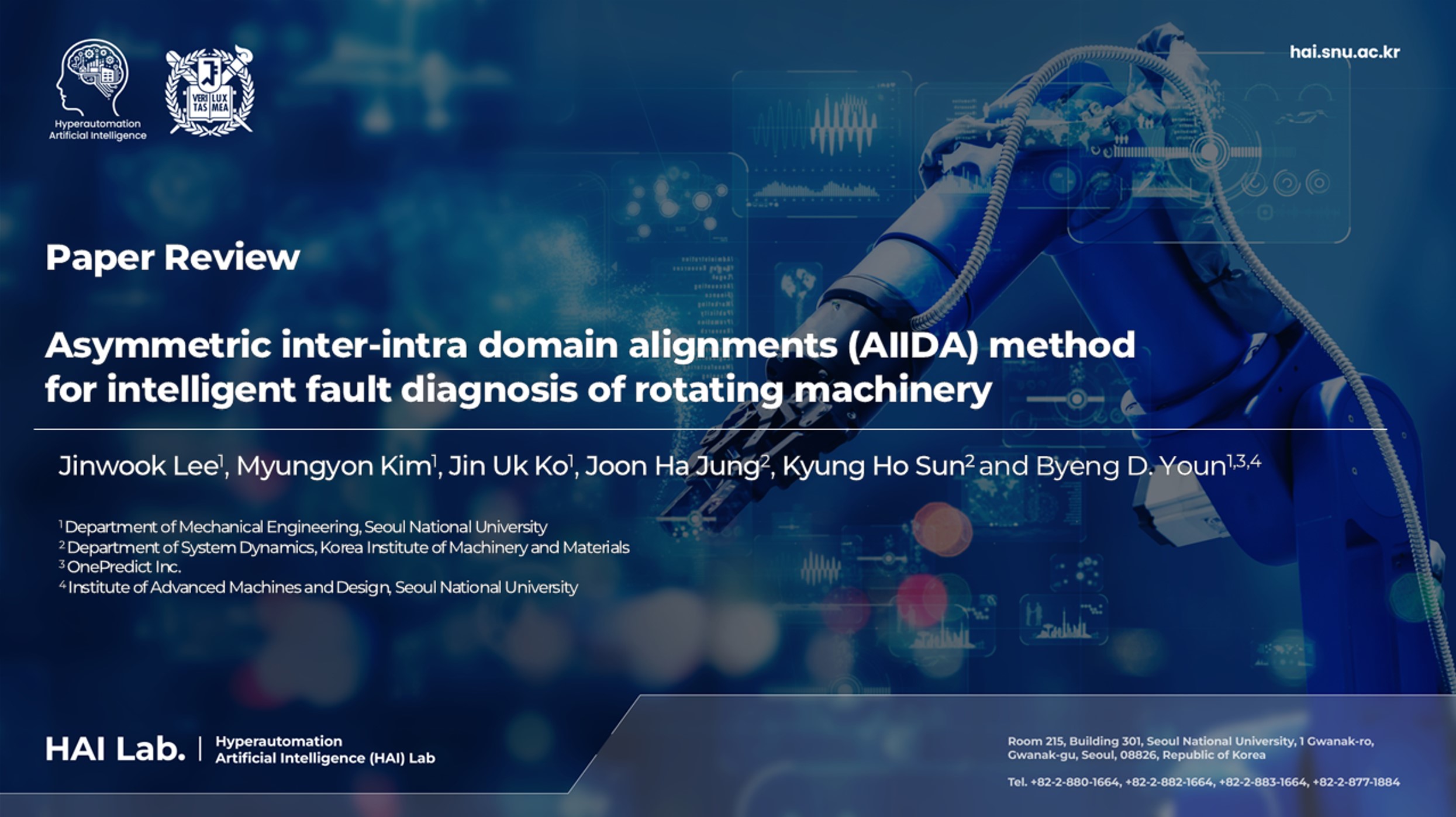 [Paper Review] Asymmetric inter-intra domain alignments (AIIDA) method for intelligent fault diagnosis of rotating machinery